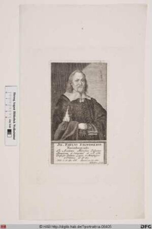 Bildnis Johann Paul Felwinger