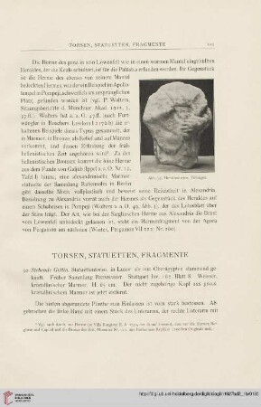 Torsen, Statuetten, Fragmente