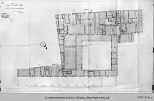 Pläne und Grundrisse der Stockwerke des Ospedale di San Paolo