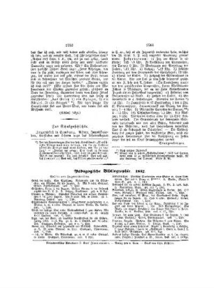 Pädagogische Bibliographie : 1852
