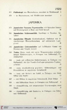 Japonika (Nr. 379-410)