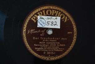 Der Troubadour : IV. Akt: Miserere / (Verdi)