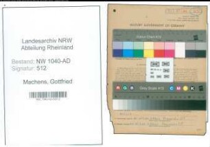Entnazifizierung Gottfried Machens , geb. 18.07.1901 (Beamter)