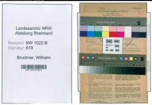 Entnazifizierung Wilhelm Bruckner , geb. 26.06.1897 (Elektroschweisser)