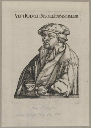 Bildnis des Veyt Rudolf Speckle