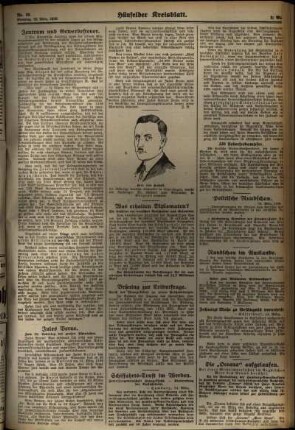 Zweite Ausgabe vom Dienstag, den 25. März 1930.