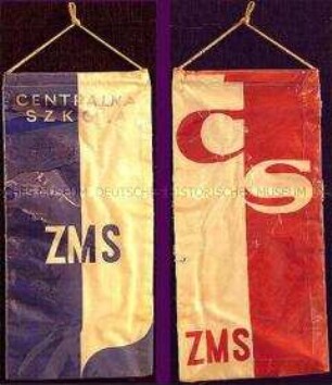 Organisationswimpel des Sozialistischen Jugendverbandes Polen