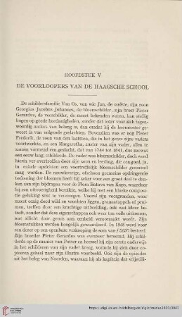 Hoofdstuk V. De voorloopers van de Haagsche School