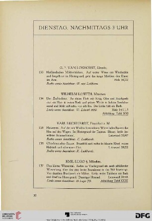 Dienstag, nachmittags (Nr. 133-278)