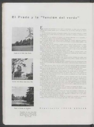 El Prado y la "función del verde"