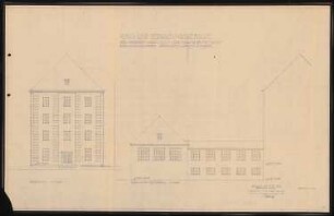 Kassenzahnärztliche Vereinigung Deutschlands, Berlin-Wilmersdorf: Neubau: Südansichten 1:100