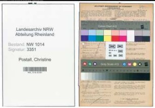 Entnazifizierung Christine Postall , geb. 19.02.1896 (Haendlerin)