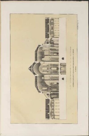Illustration: Stifts-Kirche St. Maria Auf Dem Kapitol In Köln. Durchschnitt.