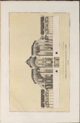 Illustration: Stifts-Kirche St. Maria Auf Dem Kapitol In Köln. Durchschnitt.