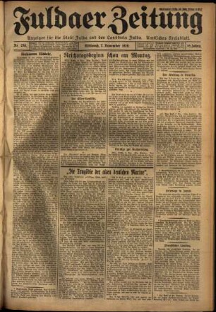 Ausgabe vom Mittwoch, den 07. November 1928.