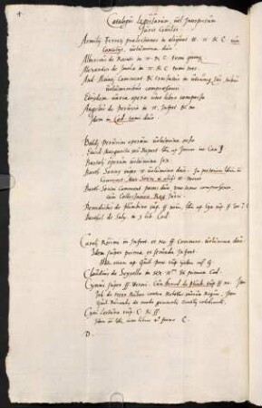 Catalogus Legistarum, uel Interpretum Juris Civilis.