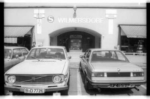 Kleinbildnegative: S-Bahnhof Wilmersdorf, 1980