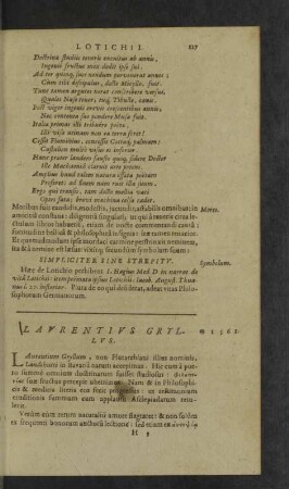 Laurentius Gryllus.