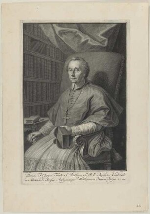 Bildnis des Thomas Philippus Cardinal de Alsatia
