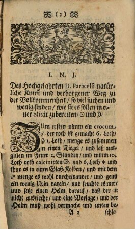 Collecti Processus De Lapide Philosophorvm Præparando, Aliisqve Secretis Non Vulgaribus. Oder Von der Zubereitung des Steins der Weisen, und andern raren Kunststücken und Geheimnißen : Nebst einem Curiösen Wein-Büchlein