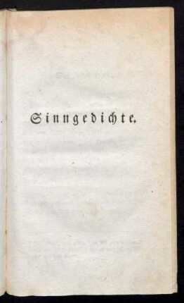 Sinngedichte
