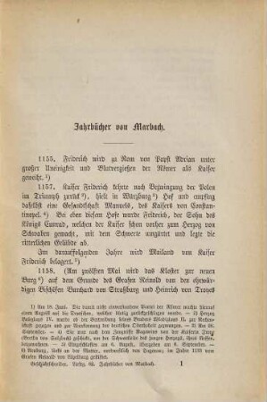 Die Jahrbücher von Marbach