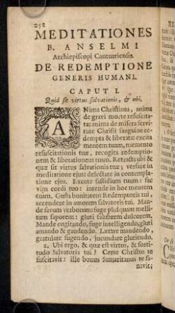 258-270, Meditationes B. Anselmi Archiepiscopi ...