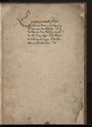 Johannes Nuhn: Chronica und altes Herkommen der Lantgraven zu Döringen und Hessen und Markgraven zu Meissen ...
