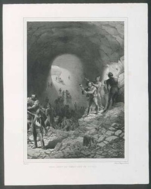 Innere Ansicht des Tunnels durch den Hartberg