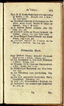 Oekonomische Werke. - Geistliche Erbauungs-Schriften.