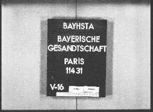Die Übermittlung des Inventars der französischen Kunstschätze an bayerische Bibliotheken