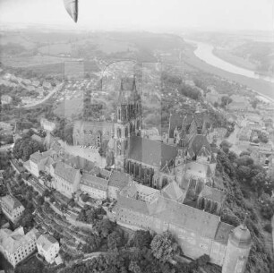 Burgberg Meißen : Blickrichtung Norden