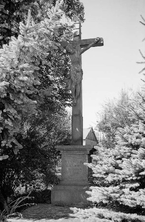 Wegekreuz (Wegekreuz); Eiterfeld, Großentafter Straße