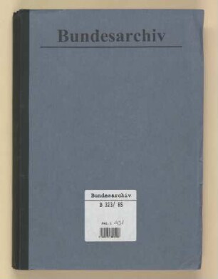 Verzeichnis der Gemälde aus dem Münchner Führerbau ("Neufassung"): Bd. 3 / 8