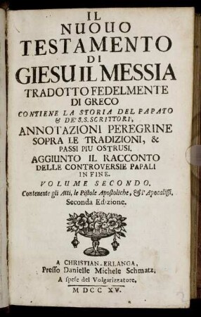 2: Acta apostolorum ; Epistolae ; Johannes : Apocalypsis 