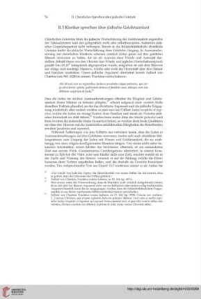 II.3 Kleriker sprechen über jüdische Gelehrsamkeit