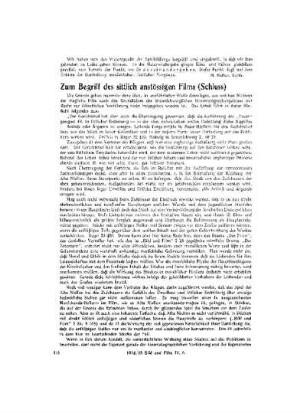Zur Begriff des sittlich anstössigen Film : (Schluss)