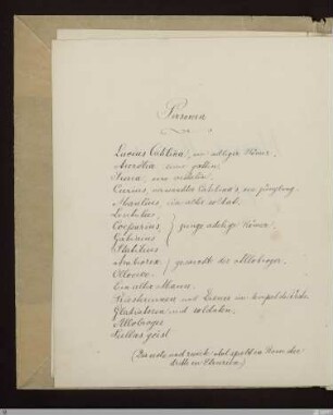 Henrik Ibsen's Catilina (Aus Ibsens Catilina) : [SW XVIII: H3(Jugenddichtungen), NLB]; [SW XVIII, S. [91]-96/143; NLB, S. 198-272] / Henrik Ibsen