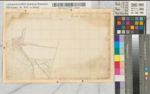 [Wege in Kurköln. Teilstücke von Wegekarten bei Merkenich und Wiesdorf]. Hermann Sandfort, Kap.