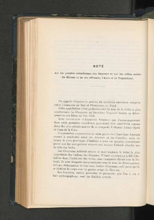 Les peuples autochtones des Guyanes (M. Guffray)