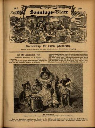 Ausgabe vom Sonntag, den 18. Februar 1912.