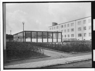 Baublock Luruper Chaussee : [Außenansicht Wasch- und Heizhaus]