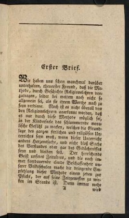 1-14, Erster Brief - Zweiter Brief