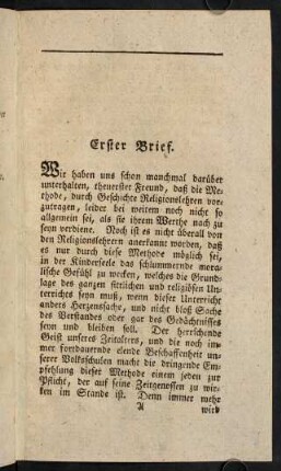 1-14, Erster Brief - Zweiter Brief