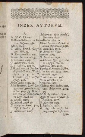 1-115, Index Autorum