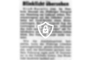 Blinklicht übersehen