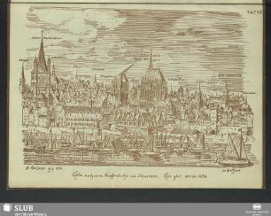 Cöln nach einem Kupferstiche im Museum. Col. glor. ano 1656