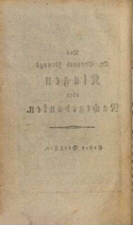 Des Dr. Edouard Young Klagen oder Nachtgedanken : aus dem Engl., 1
