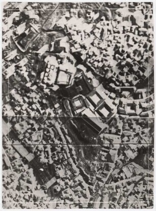 Gesamtbebauungsplan Ankara Teilbebauungsplan Altstadt: Luftbildaufnahme 1:2000, Altstadt zwischen dem Alten Basar und der Ahi Elvan Moschee
