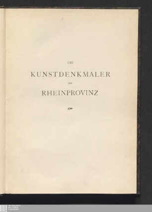Die Kunstdenkmäler der Städte Barmen, Elberfeld, Remscheid und der Kreise Lennep, Mettmann, Solingen